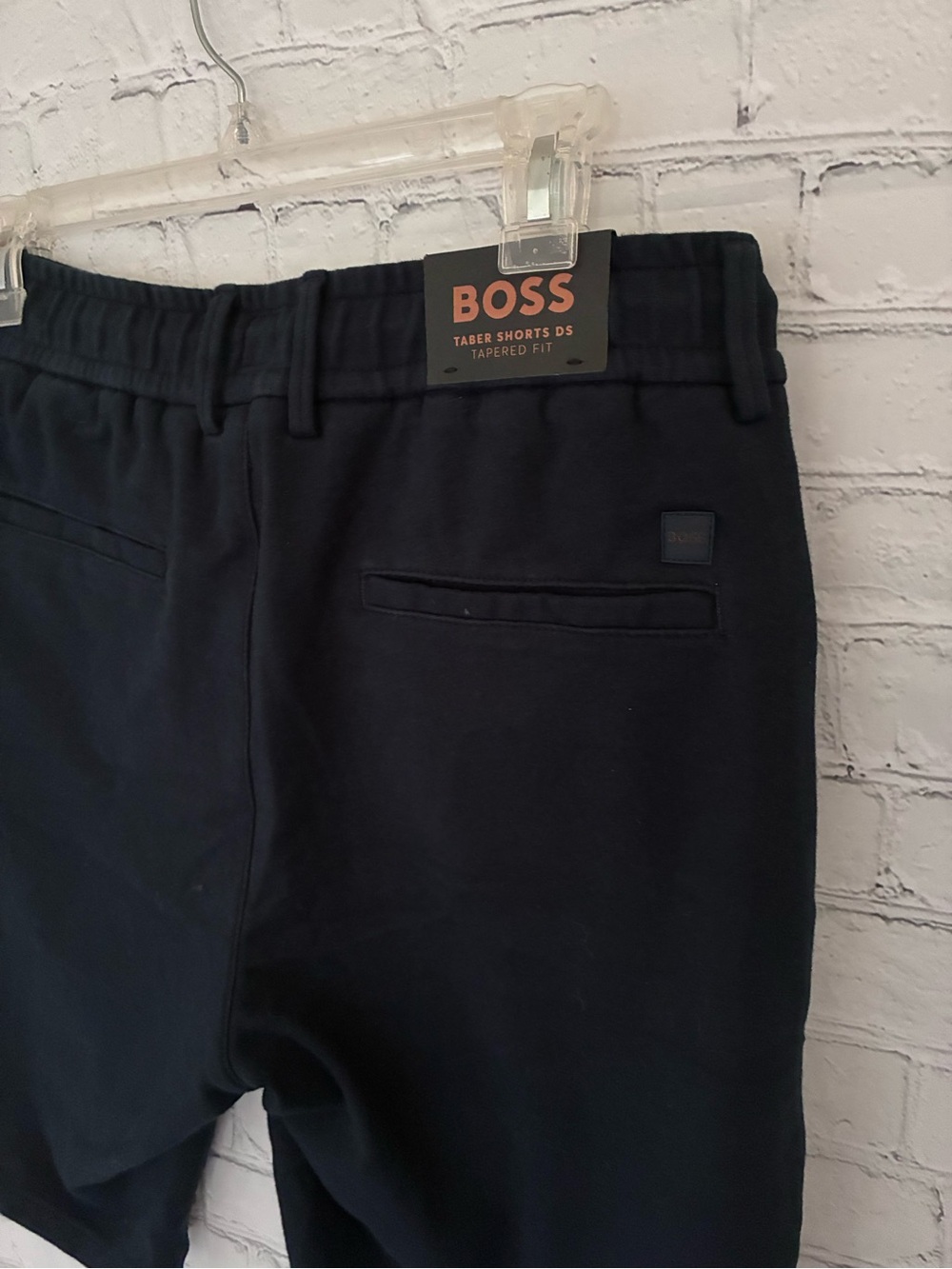 BOSS Kids Navy Tapered Taber Shorts